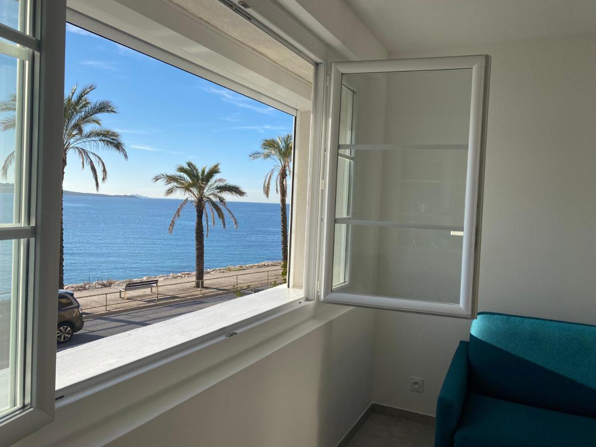 Splendide Studio Miramar Vue Mer Avec Terrasse Bandol Exterior foto